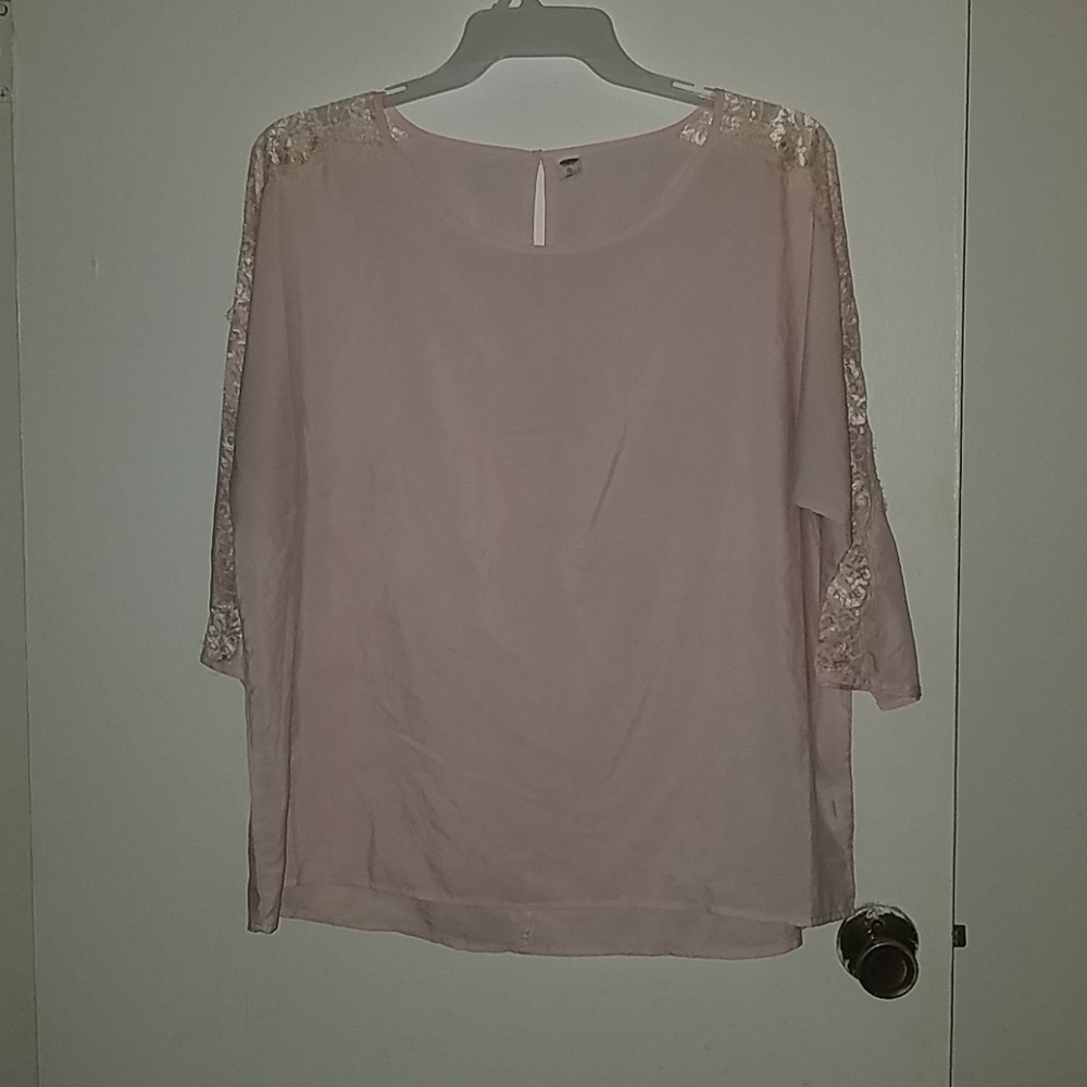Baby pink blouse